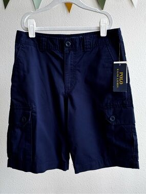 NWT RALPH LAUREN | Boy’s Navy Cargo Shorts
